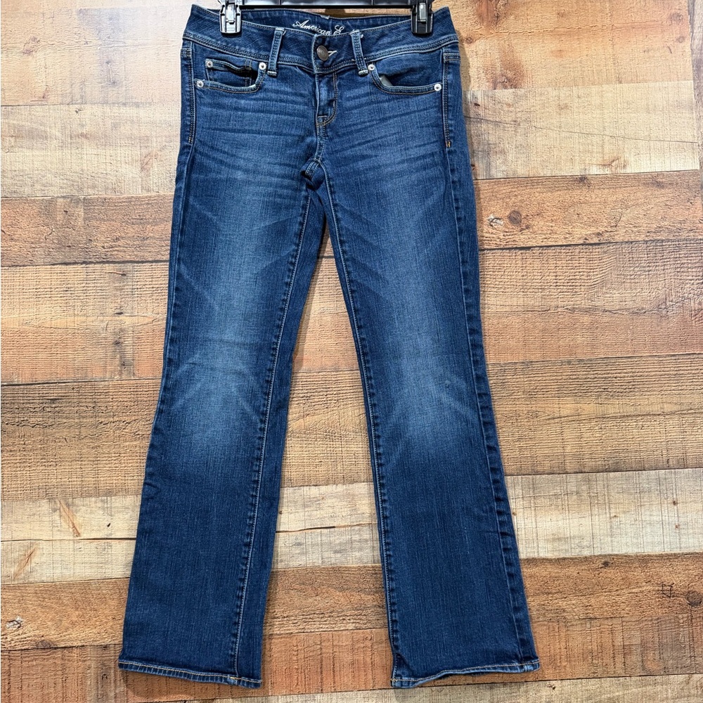 American Eagle Outfitters Dark Wash Slim Boot Jeans Size 2 Short